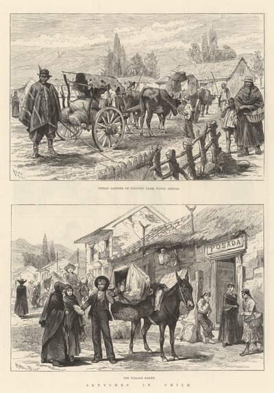 Sketches in Chile by Melton Prior